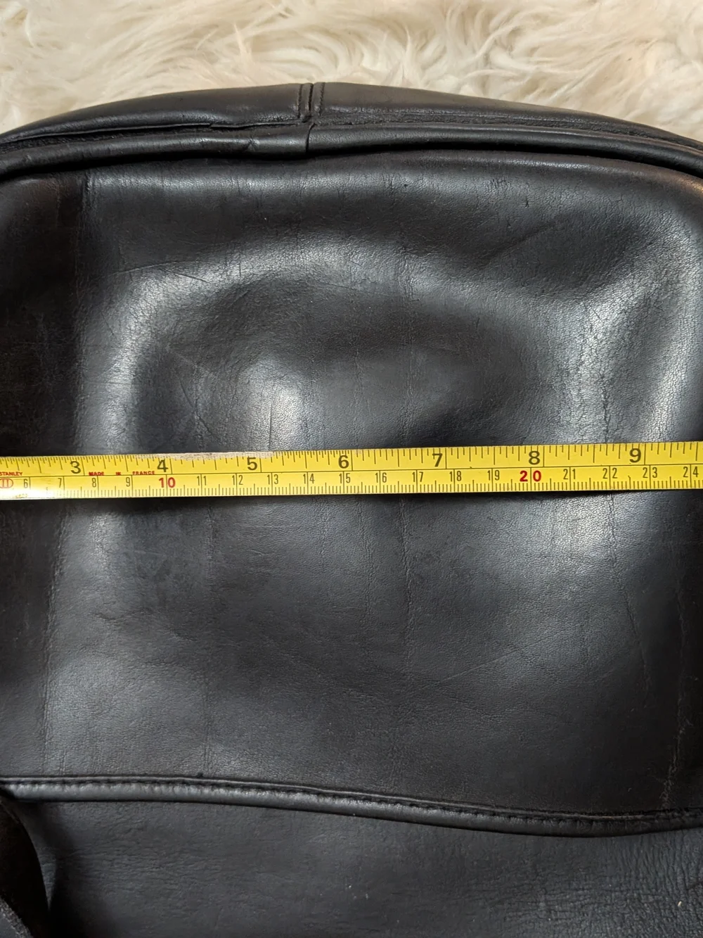 Rare Vintage Coach Small Shoulder Bag #9530 Black Glove-Tanned Leather - Made US